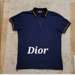 Dior Men's Dark Blue Polo